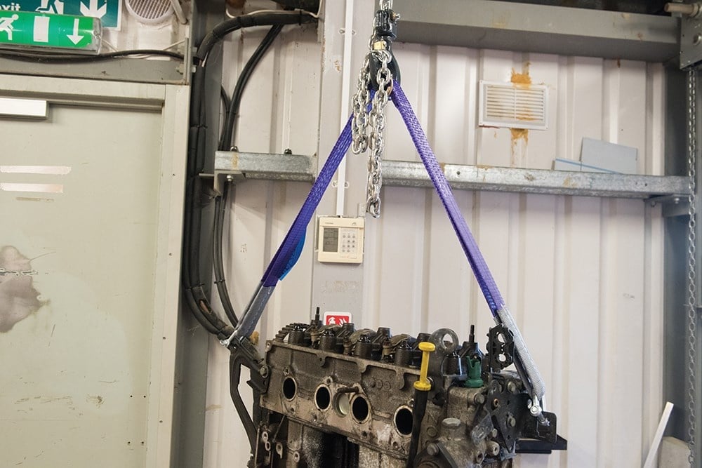 Silverline Hijsband 1 ton 1m1 - Detailed view of the product