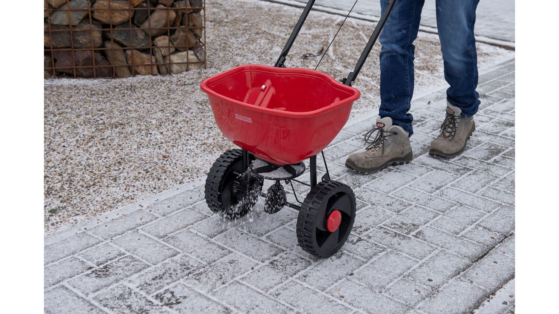 Strooiwagen 450mm 15Liter KRTGR9003 - roterend thumbnail 6