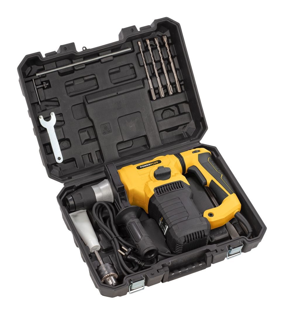 PowerPlus POWX1197 Boorhamer 1500Watt - inclusief 7 accessoires thumbnail 5