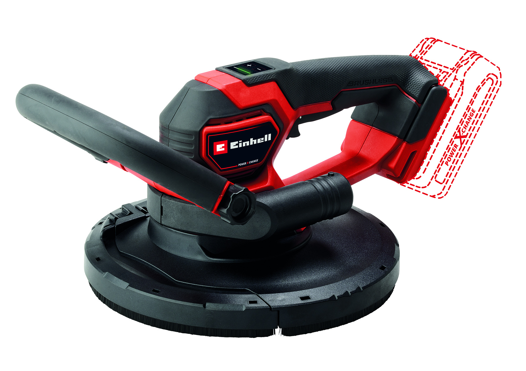 Einhell TP-DWS 18/225 Li BL Solo Accu Wandschuurmachine - Detailed view of the product
