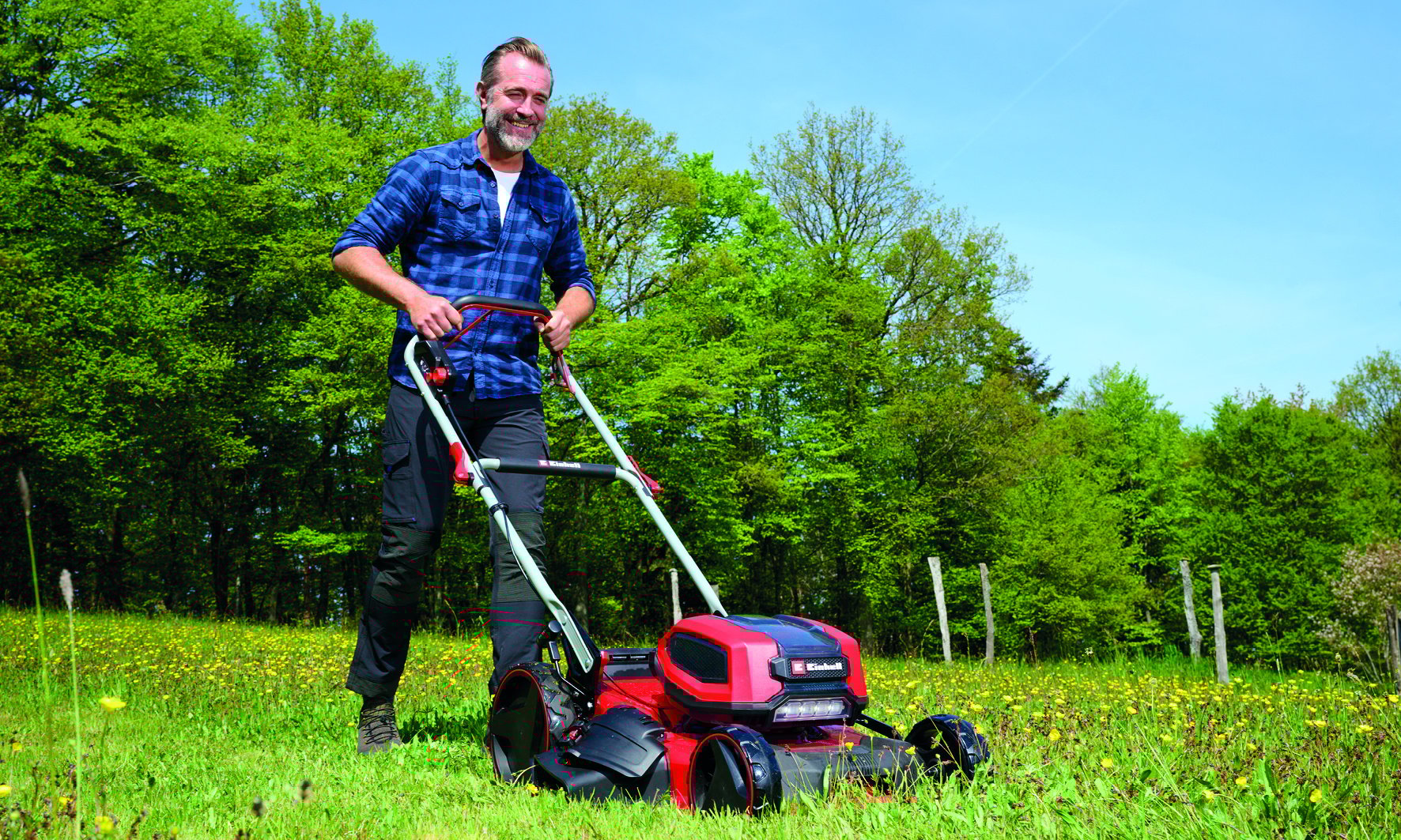 Einhell GP-CM 36/52 S Li BL KIT Accu Grasmaaier - Detailed view of the product