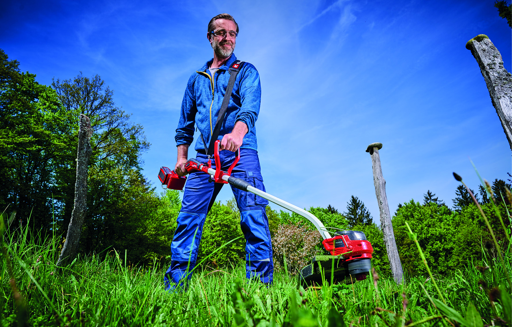 Einhell GP-CT 36/35 Li BL-Solo Accu grastrimmer - Detailed view of the product