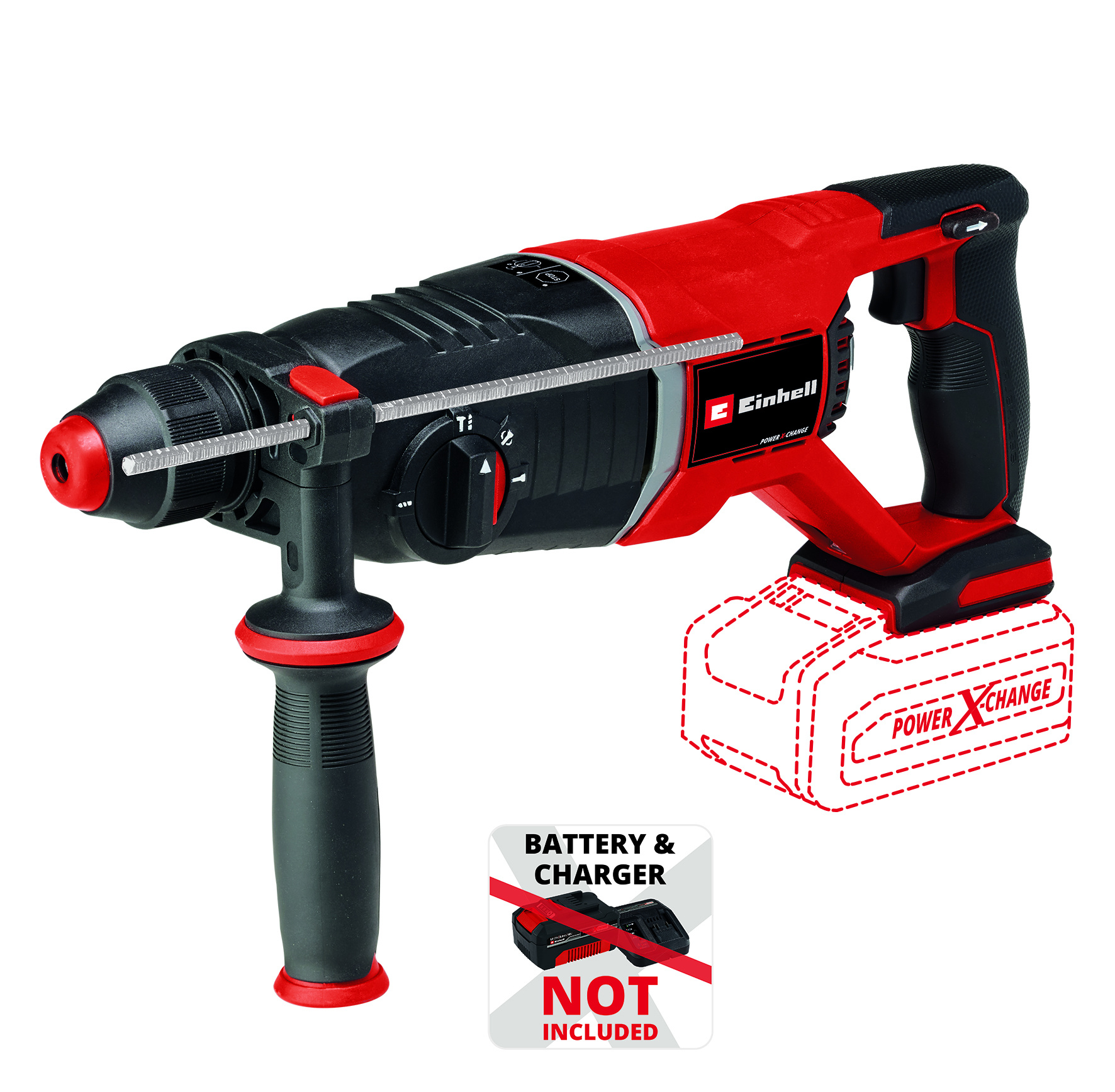 Einhell Accu Boorhamer TP-HD 18/26 D Li BL - Solo - Detailed view of the product