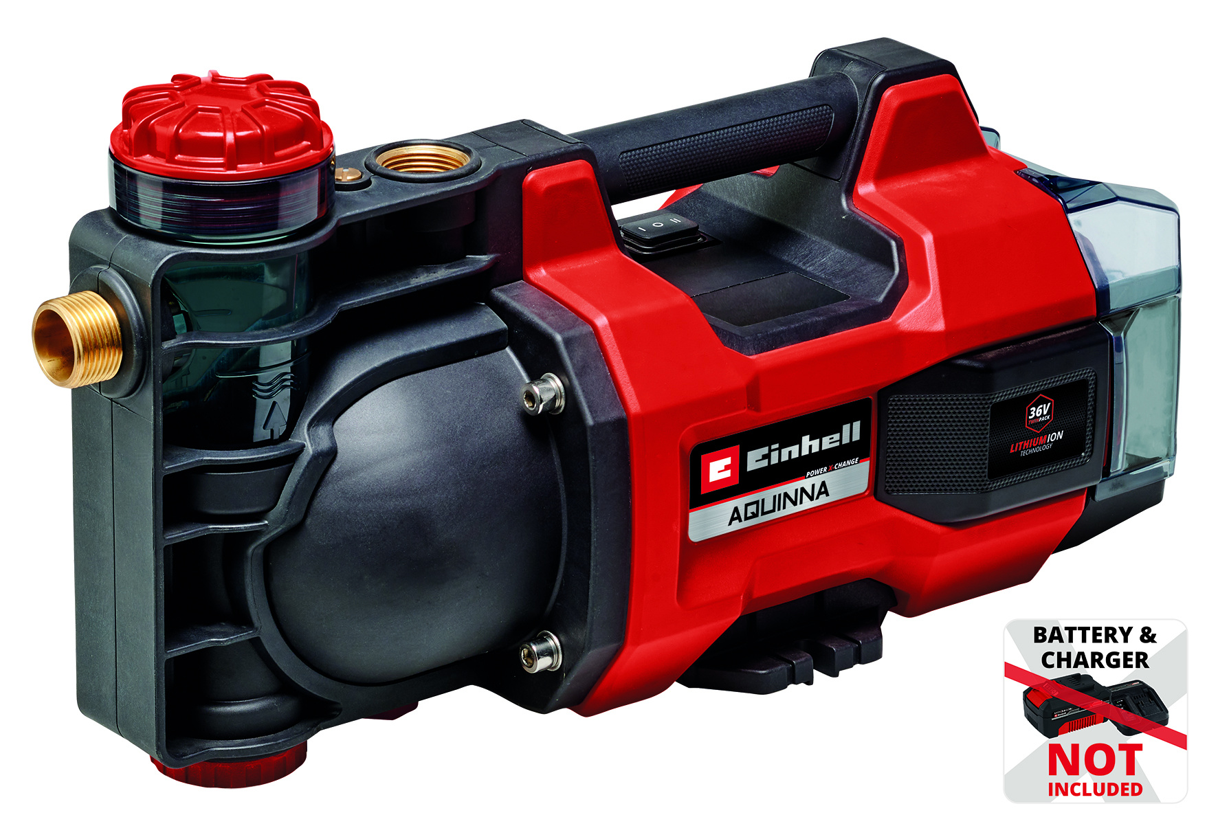 Einhell AQUINNA 36/34 Li Solo - Accu Tuinpomp - Power X-Change - Detailed view of the product