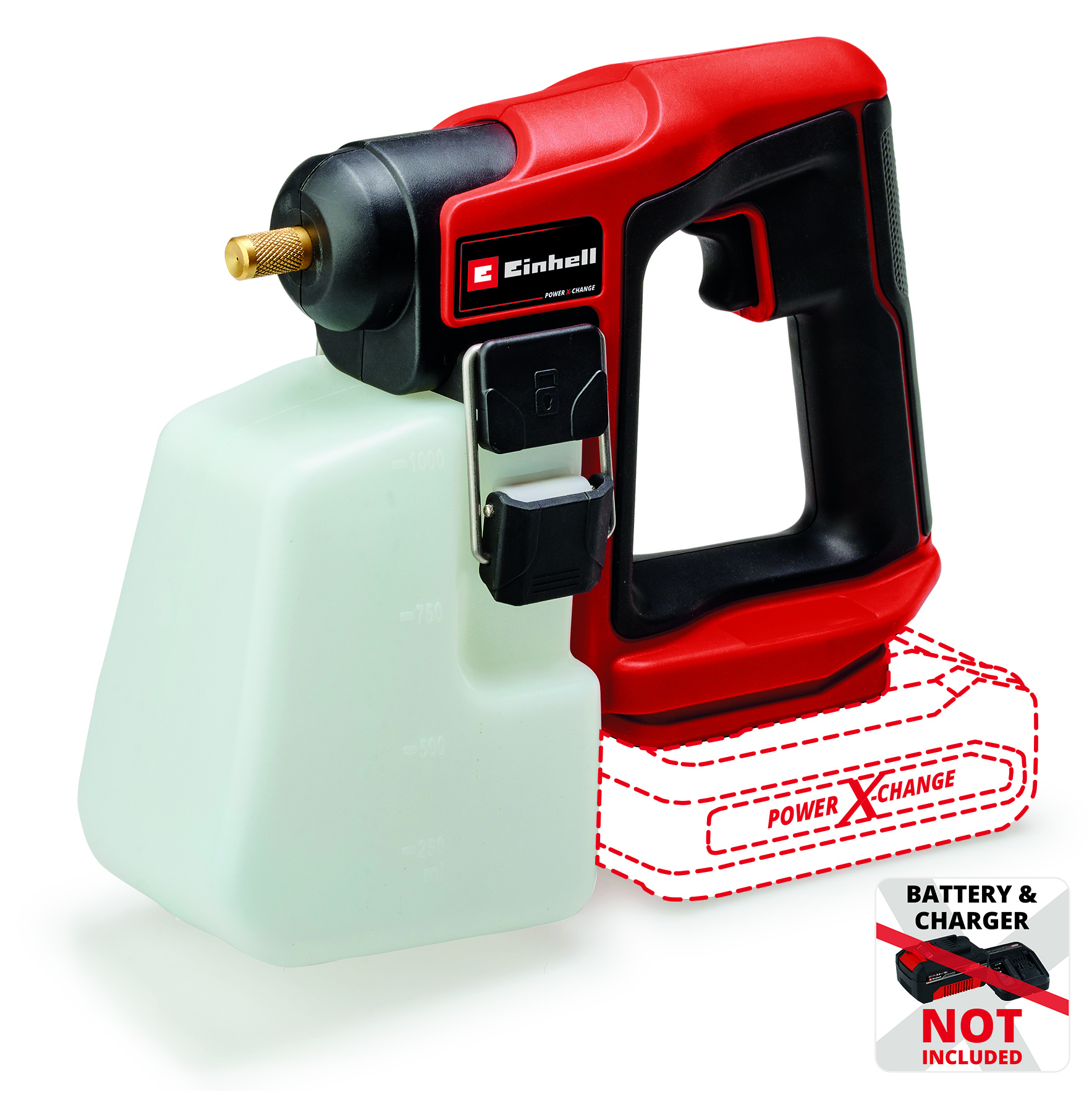 Einhell GE-WS 18/10 Li Solo - Accu Drukspuit - Power X-Change - Detailed view of the product