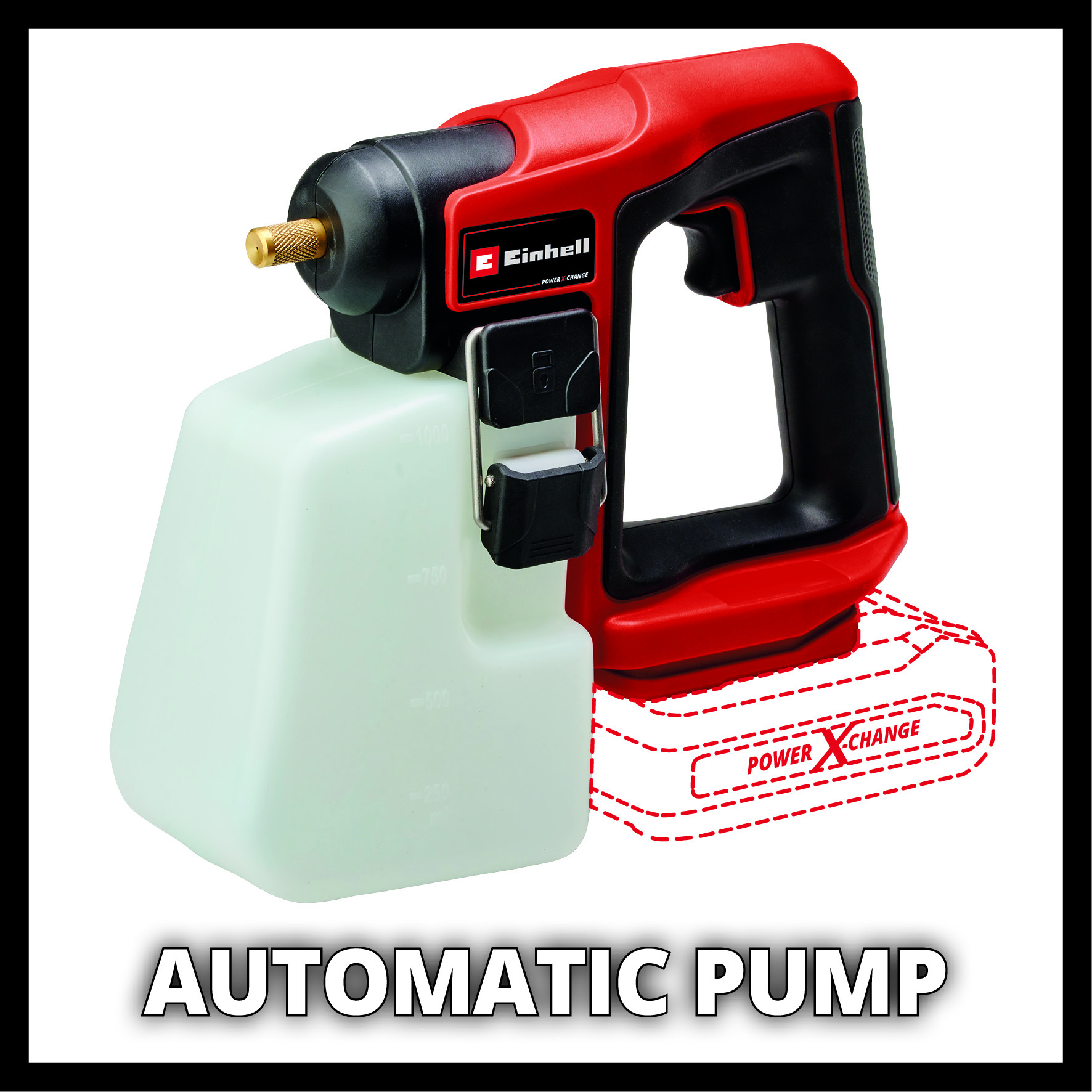 Einhell GE-WS 18/10 Li Solo - Accu Drukspuit - Power X-Change - Detailed view of the product