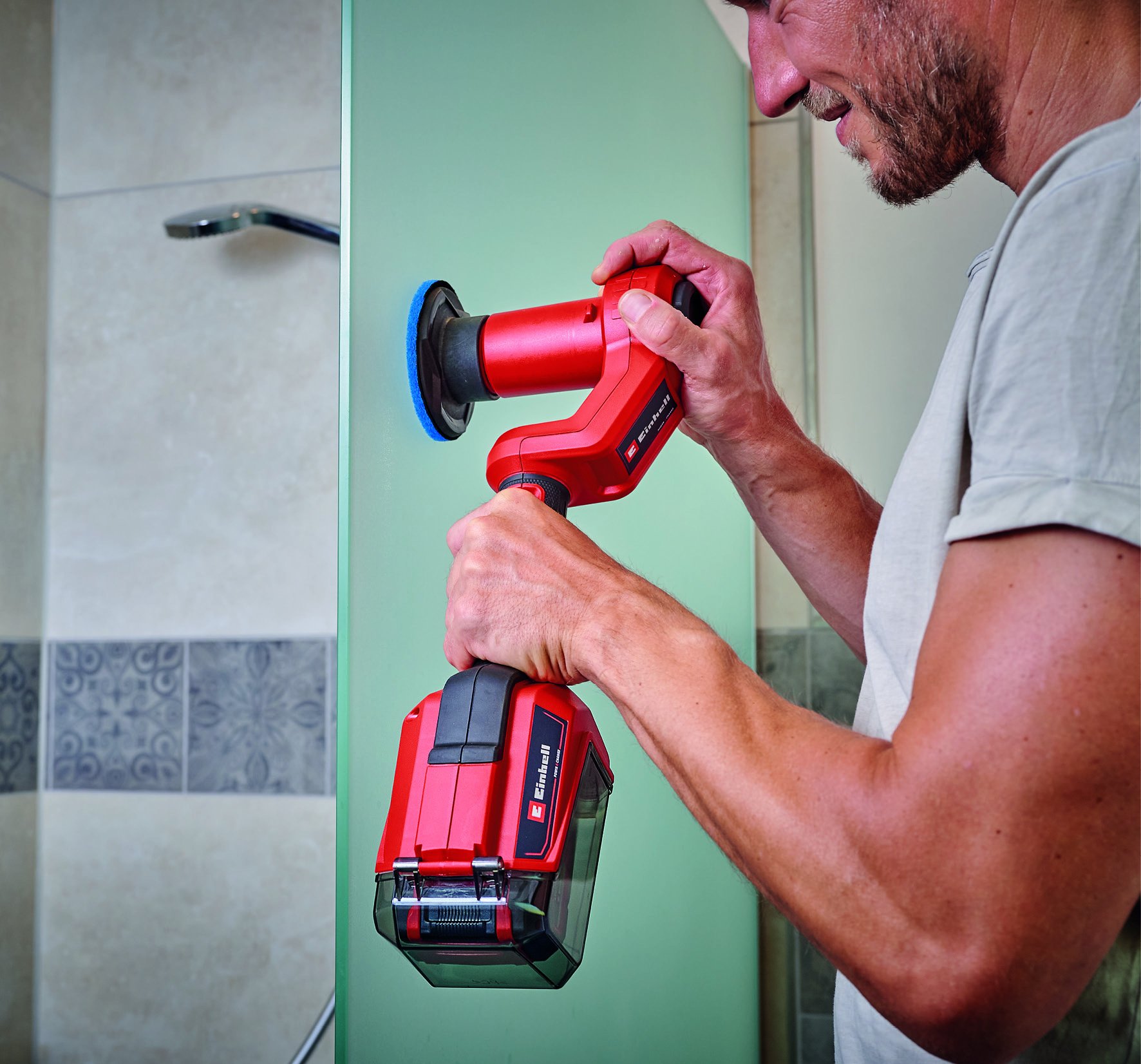 Einhell PICOBELLA 18/90 Li Solo - Accu Oppervlaktereiniger - Power X-Change - Detailed view of the product