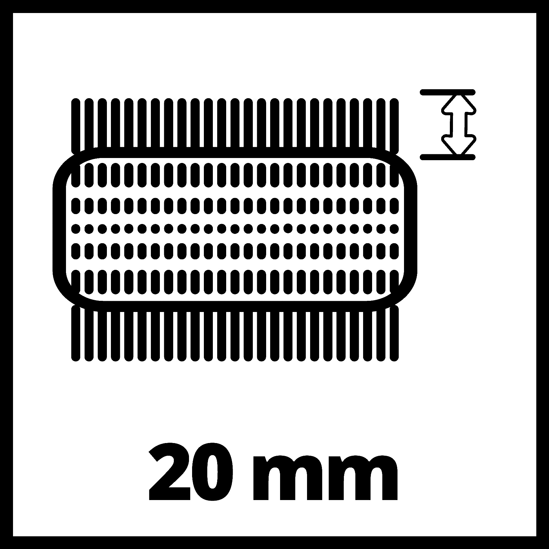 Einhell MEDIUM Borstel 90/20 - 1 stuk -  Breedte: 90 mm - Dikte: 20 mm - Geschikt voor Picobella 18/90 Li Solo thumbnail 5