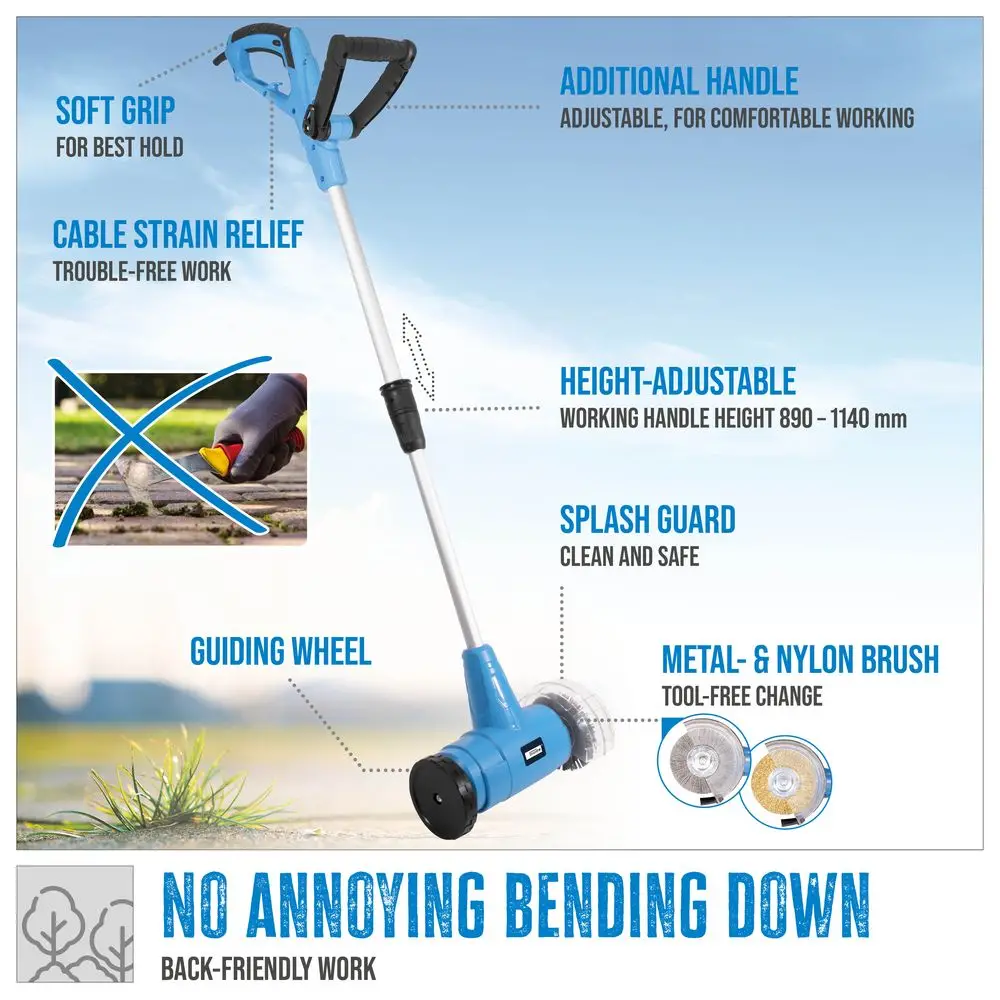 Güde Voegenreiniger GFR 401 - Telescopisch met snelsluiting - Detailed view of the product