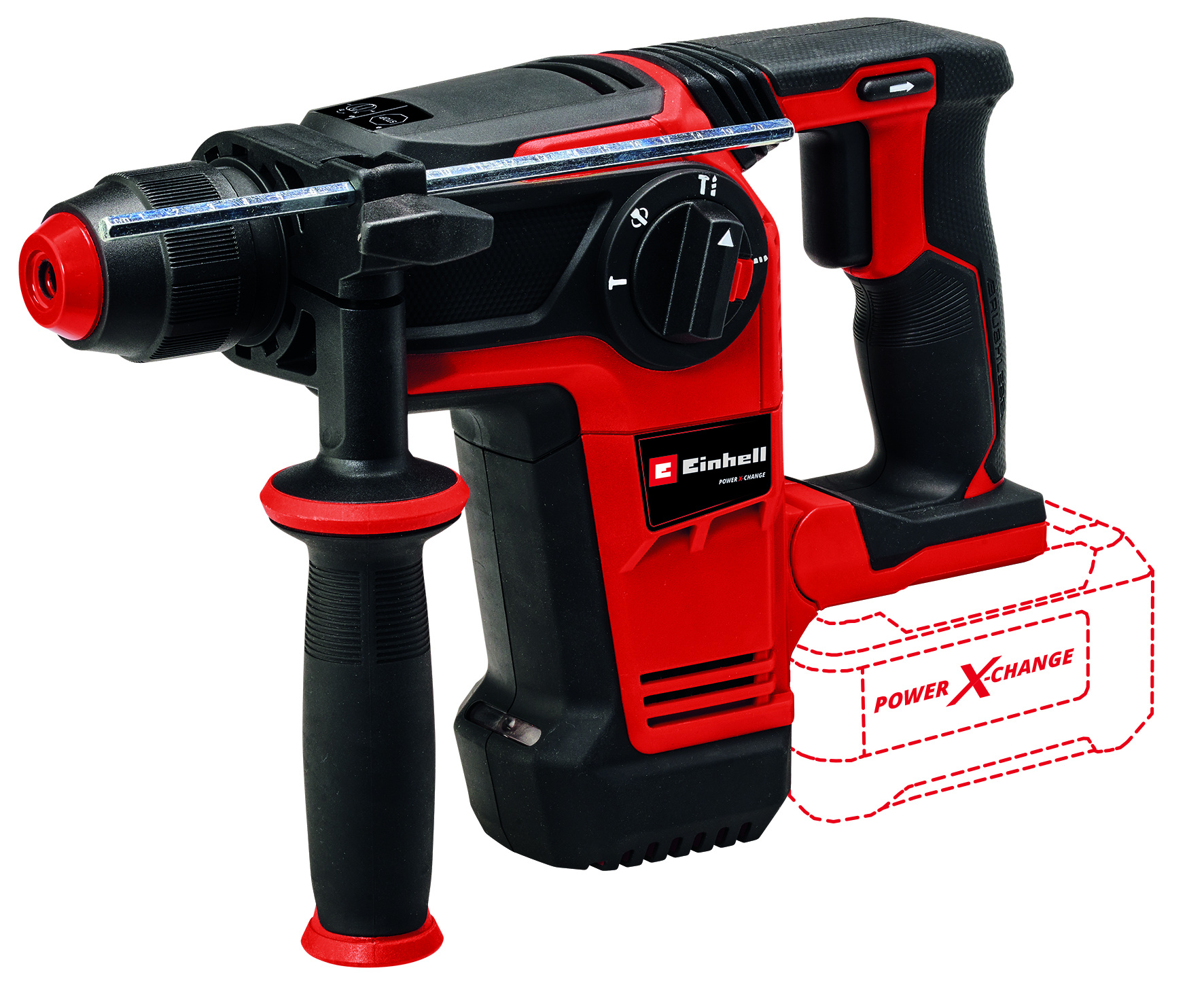 Einhell Accu Boorhamer TP-HD 18/26 Li BL - Solo - Detailed view of the product