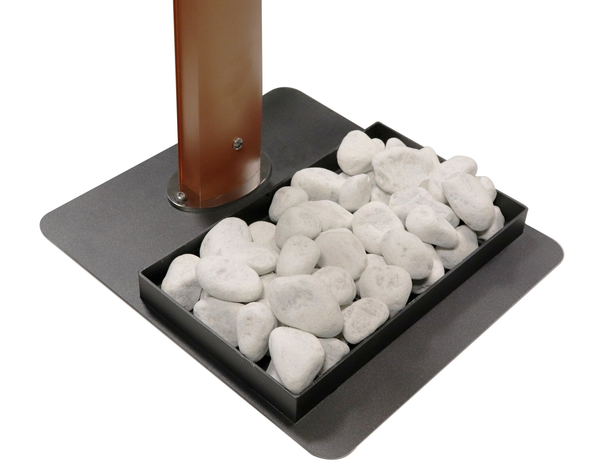 Buitengootrooster Zwart tbv waterzuil - Detailed view of the product