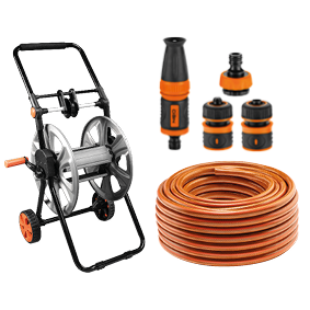 Slangwagen set NEO (PRO) Inclusief 30M1 slang en slangstukken