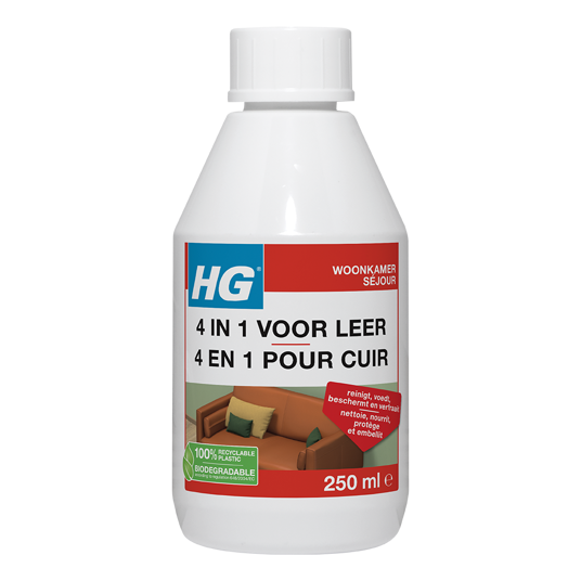 HG 4 In 1 Voor Leer - 250 ml