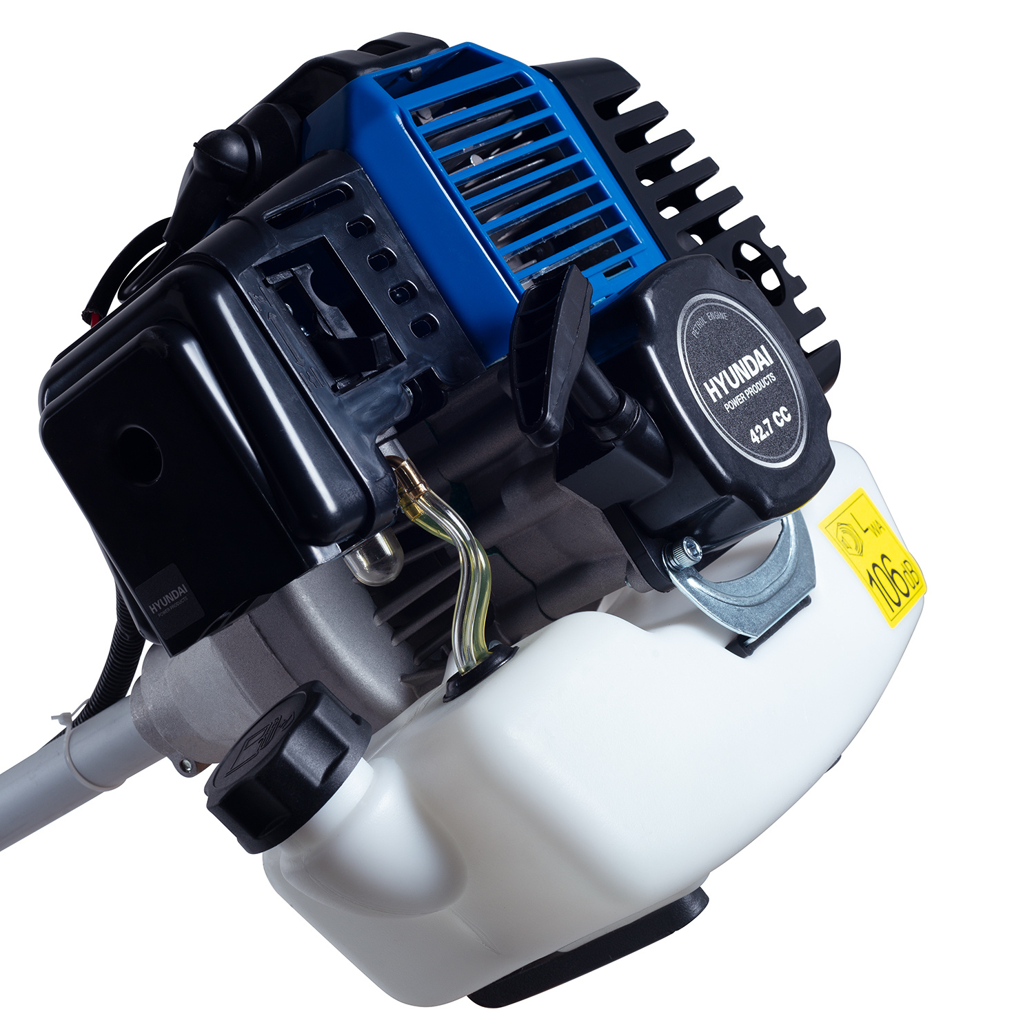 Hyundai Bosmaaier benzine 43cc - 2-TAKT - Inclusief onkruidborstel&5 liter 2-takt benzine - Detailed view of the product