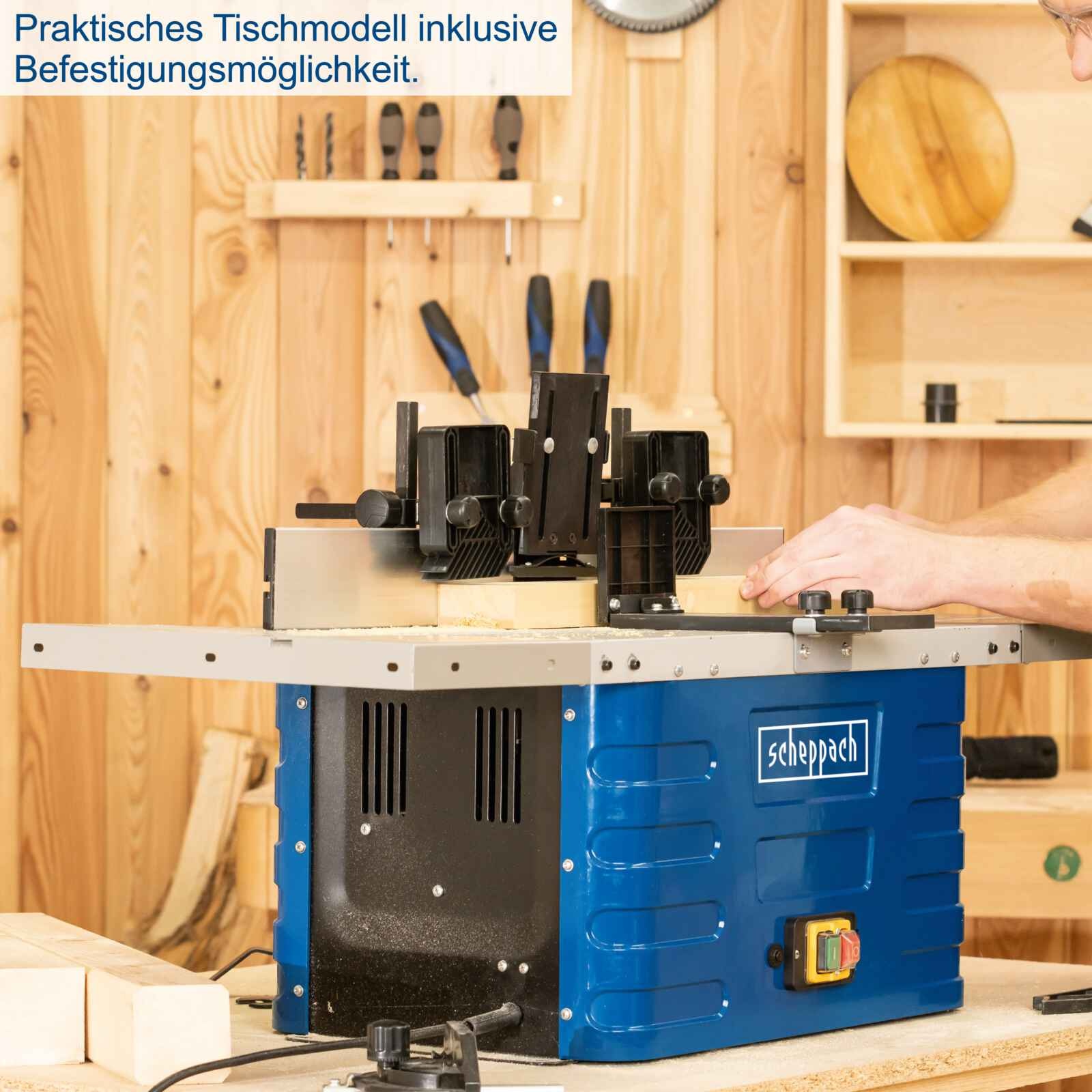 Scheppach HF60 Tafelfrees - 1500W - Detailed view of the product