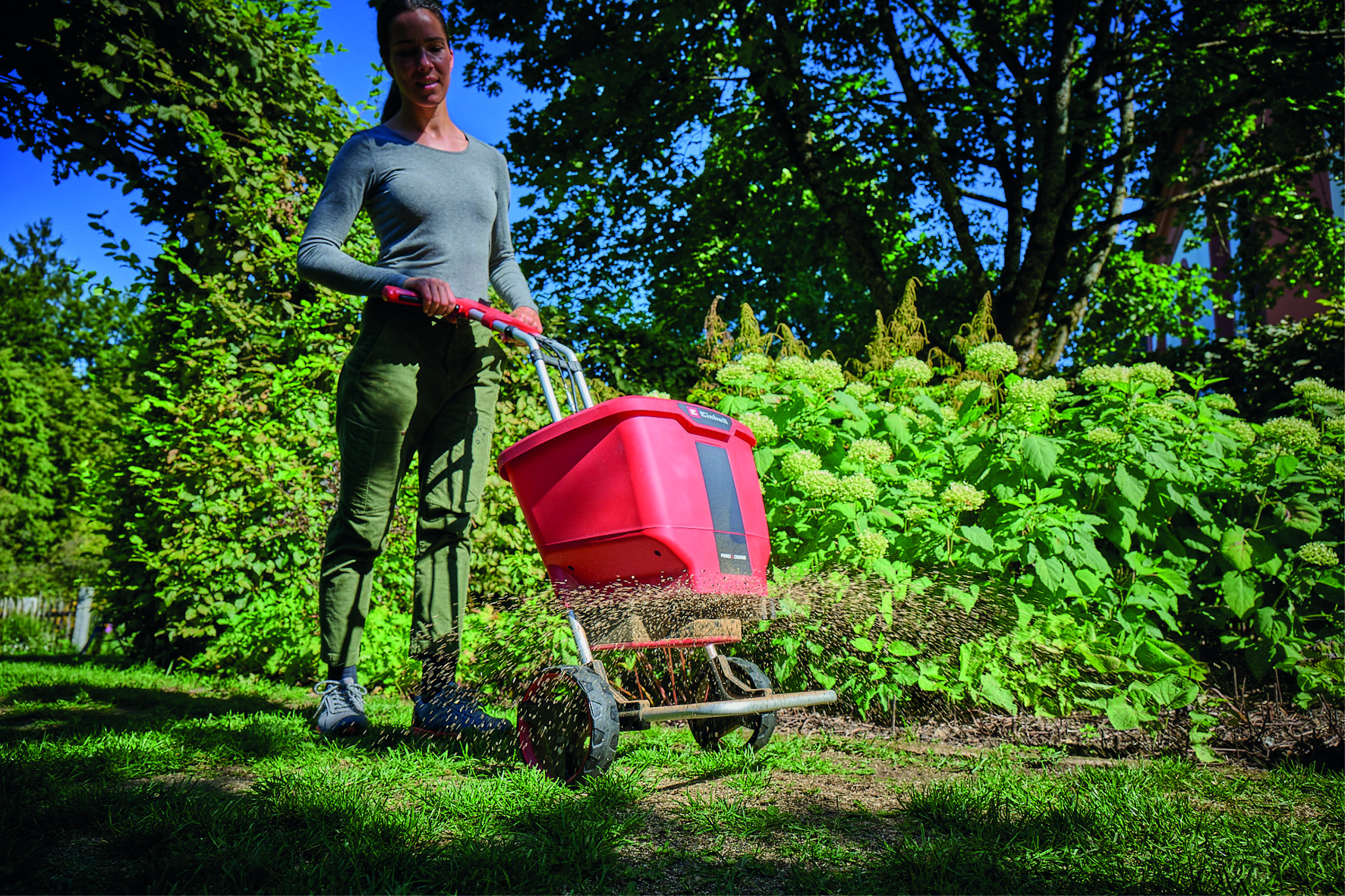 Einhell GE-SR 18/22 Li Solo - Accu Strooiwagen - Power X-Change thumbnail 5