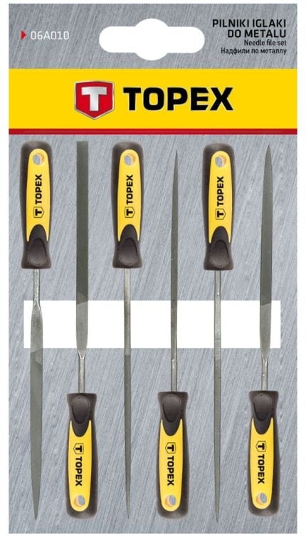 Topex Machinevijlenset 6 Delig - Detailed view of the product