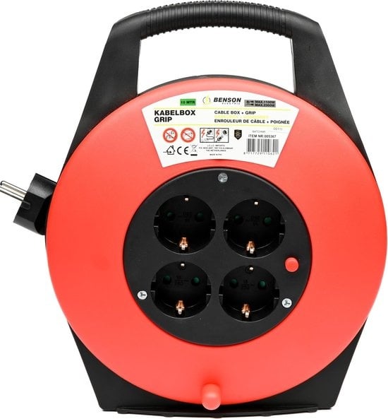 Benson Electric Kabelbox 10 mtr + grip - Detailed view of the product