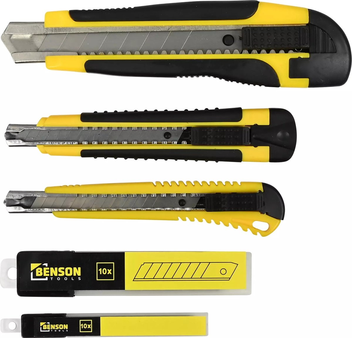 Afbreekmessen set 9 mm en 18 mm + 20 reservemessen - Detailed view of the product