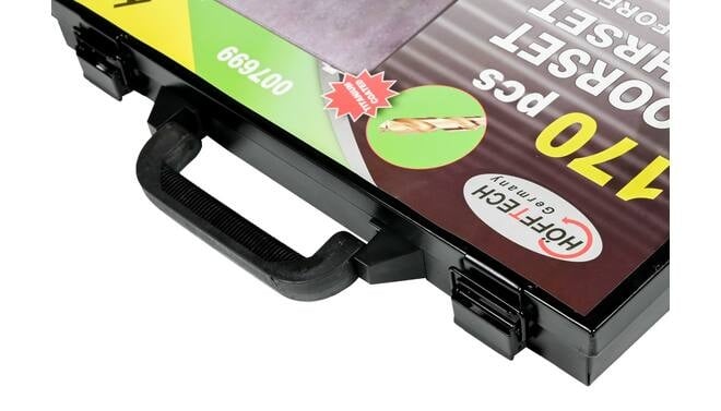 Benson Boorset 170 dlg HSS tita coated/koffer - Detailed view of the product