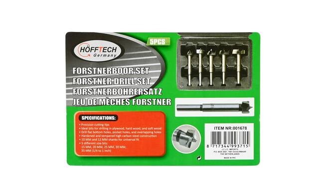 Benson Boorset 5 dlg forstnerboor - Detailed view of the product