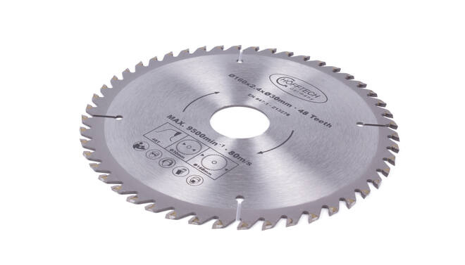 Hofftech Cirkelzaagblad 160 x 48 tands - Detailed view of the product