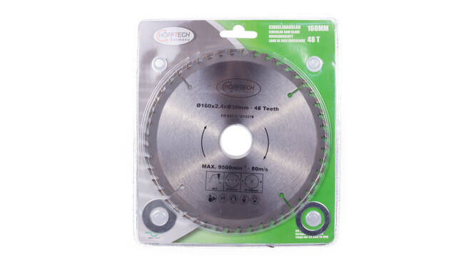 Hofftech Cirkelzaagblad 160 x 48 tands - Detailed view of the product