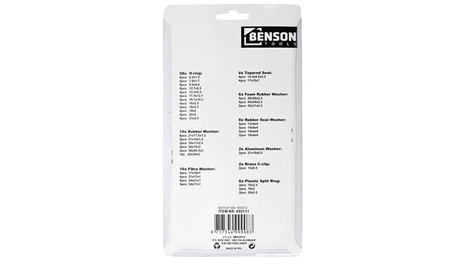 Benson Dichtringen assorti 125 dlg box - Detailed view of the product