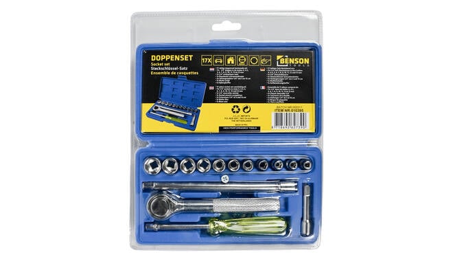 Benson Doppendoos 17 dlg - 1/4" - Detailed view of the product