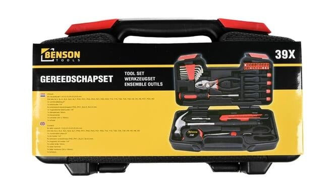 Benson Gereedschapset 39 dlg koffer - Detailed view of the product