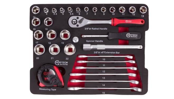 Benson Gereedschapset 59 dlg koffer - Detailed view of the product