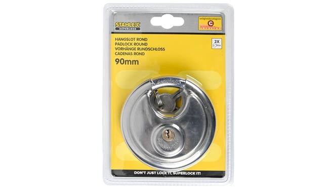 Stahlex Hangslot 90 mm rond - Detailed view of the product