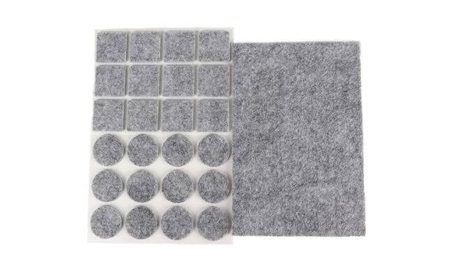 Antikrasvilt set 25 dlg grijs - Detailed view of the product