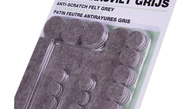 Benson Antikrasvilt set 80 dlg grijs - Detailed view of the product