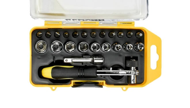 Benson Bit- doppenset 23 dlg + ratel - Detailed view of the product