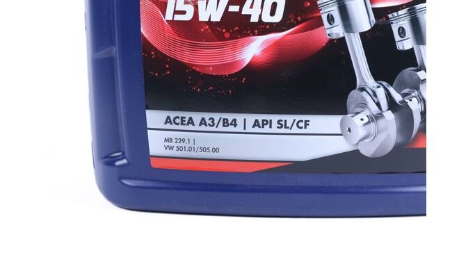 Vatoil motorolie 15W-40 5 ltr pro tech - Detailed view of the product