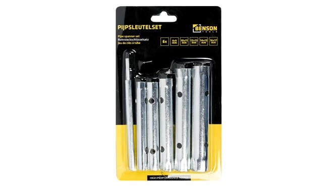 Pijpsleutelset 6 dlg - Detailed view of the product