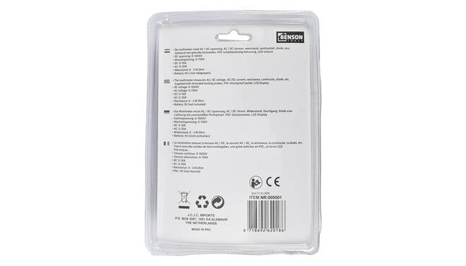 Multimeter digitaal - Detailed view of the product