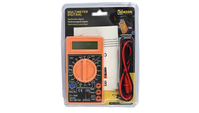 Multimeter digitaal - Detailed view of the product