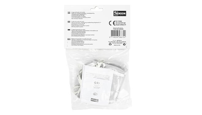 Stofmasker met ventiel 2 dlg CE - Detailed view of the product