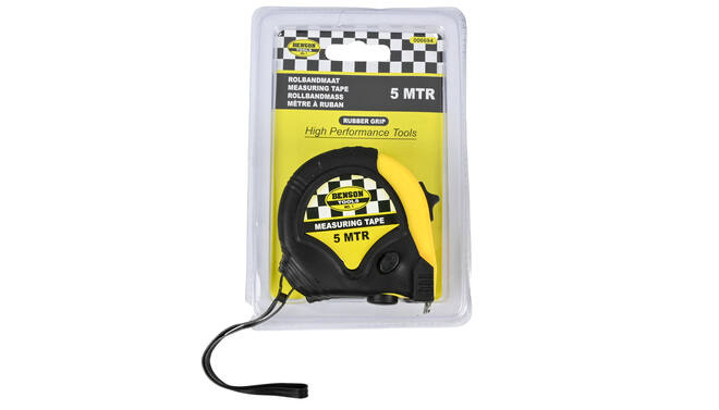 Rolbandmaat rubber 5 mtr x 19 mm - Detailed view of the product