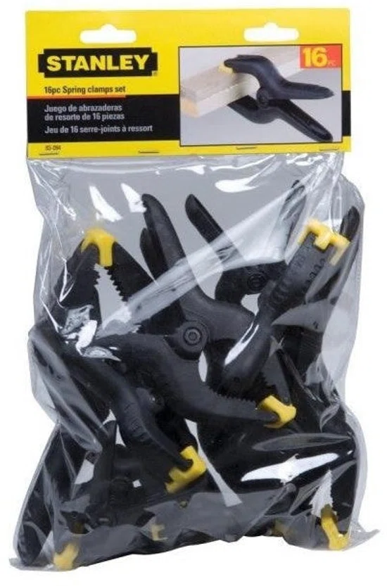 Stanley STHT0-83094 Veerklemmen 16-Delig Assorti - Detailed view of the product