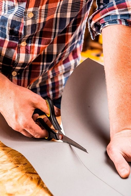 Topex Bouwschaar 220mm - Detailed view of the product