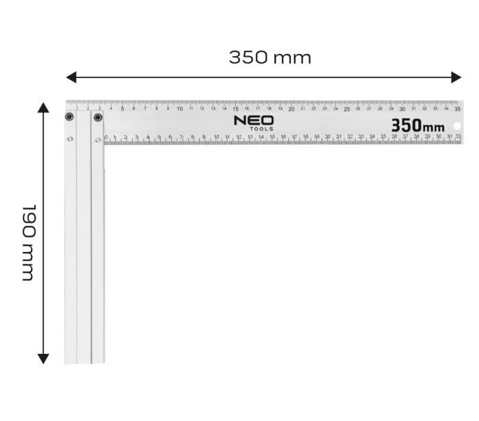 NEO Winkelhaak 350mm 72-146 - Detailed view of the product