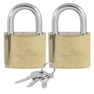 Hangslot 40mm Gelijk sluitend 2x