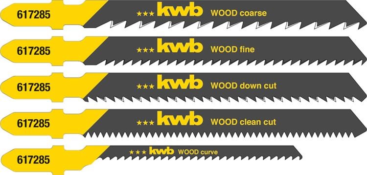 KWB Decoupeerzaagblad set 5 delig 617285