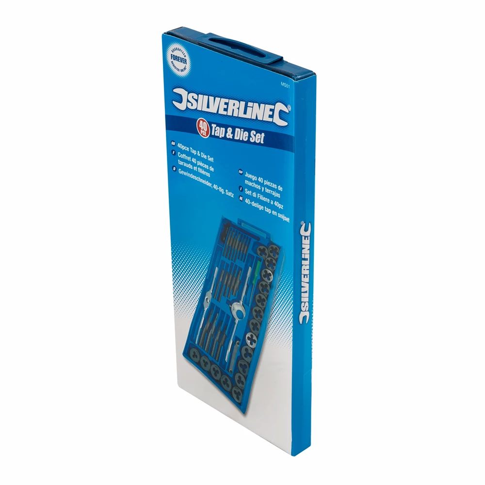 Silverline 40-delige Tap- en Snijset - Detailed view of the product