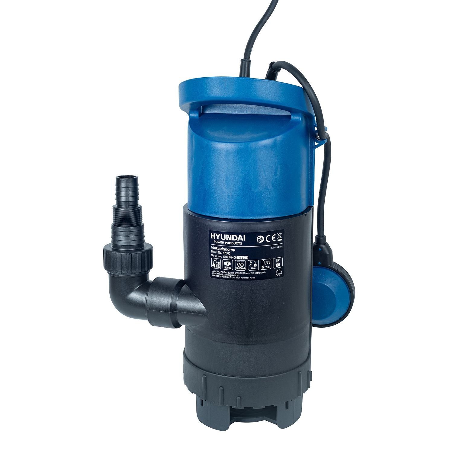 Hyundai vlakzuigpomp 750W - 13.000L - Detailed view of the product