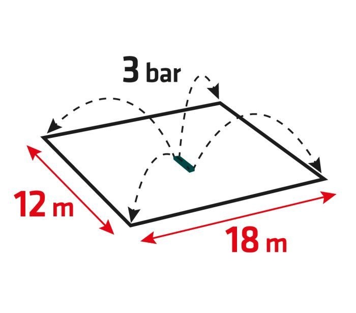 VERTO Oscillerende Sproeier (model 15G770) - Detailed view of the product