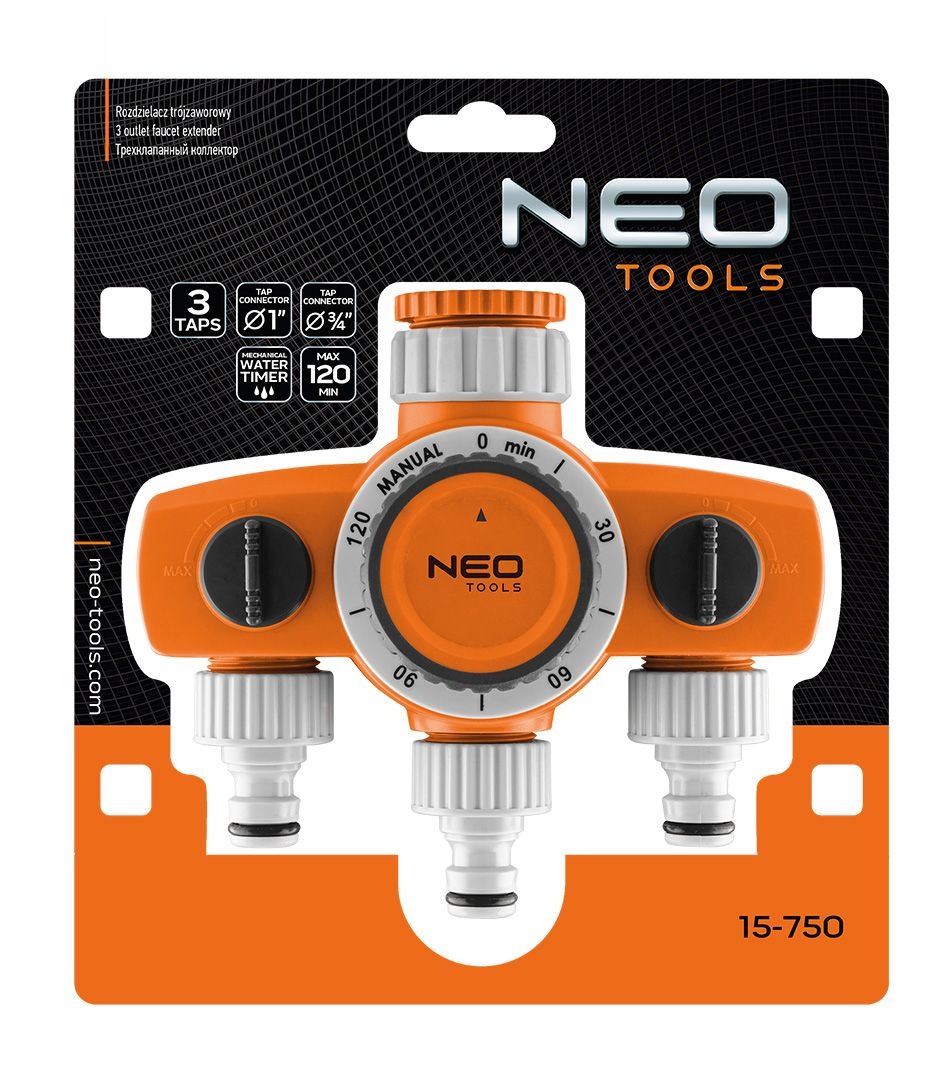 NEO 3-voudige tapkraan met timer (15-750) - Detailed view of the product